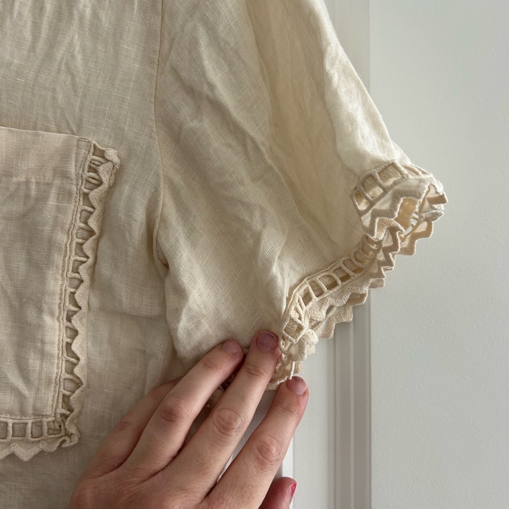 Linen button up - Picture 4 of 5
